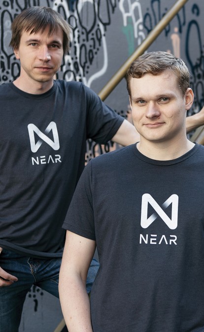 Засновники Near Protocol: Олександр Скіданов (позаду) та Ілля Полосухін (попереду). Фото: Near Protocol