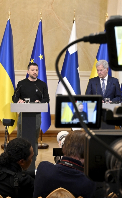Самолеты, гарантии от НАТО и контрнаступление. Зеленский провел переговоры с президентом Финляндии /Getty Images