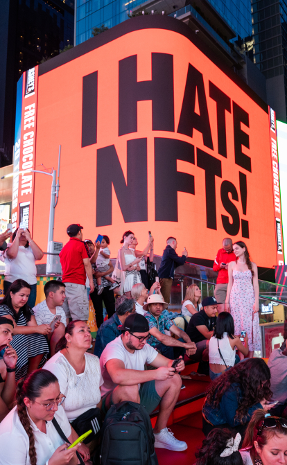 Таймс-Сквер у Нью-Йорку під час щорічної NFT-конференції /Getty Images