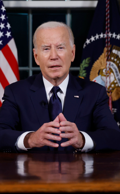 «Путін та ХАМАС – загрози демократії». Байден у зверненні до нації закликав до подальшої підтримки України та Ізраїлю /Getty Images