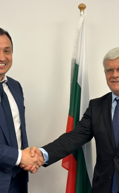 Міністр агрополітики України Микола Сольський та міністр землеробства Болгарії Кирило Ватєв /пресслужба Мінагрополітики