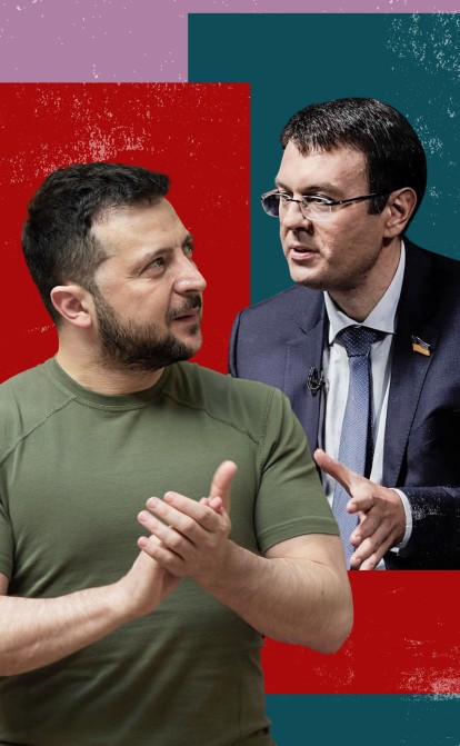 Иллюстрация: Анна Наконечная 
Фото: Пресс-служба Данила Гетманцева /пресс-центр Президента Украины