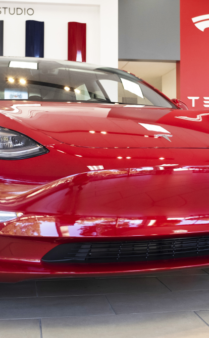 Автосалон Tesla. /Getty Images