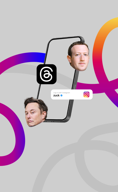 Приложение Threads потеряло более половины пользователей. Meta работает над удержанием аудитории /Shutterstock/Коллаж Александра Карасева