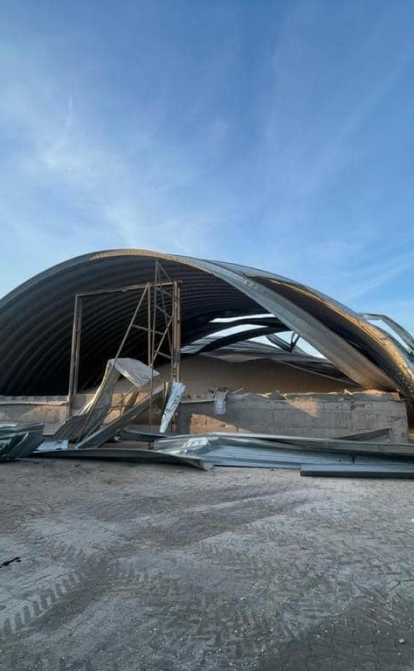 Наслідки атаки на Одещині. Фото: Оперативне командування "Південь"