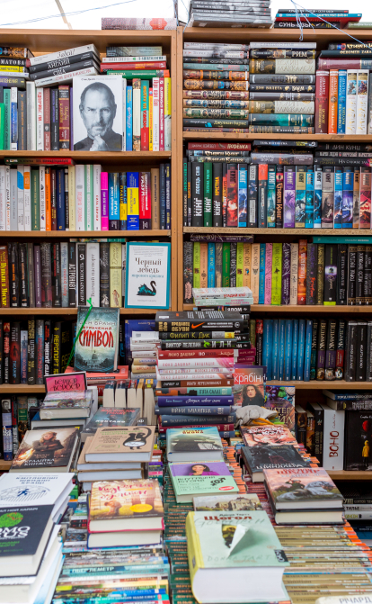 Украинская классика, современные романы и переводы. Какие книги украинцы чаще всего покупали в этом году /Shutterstock