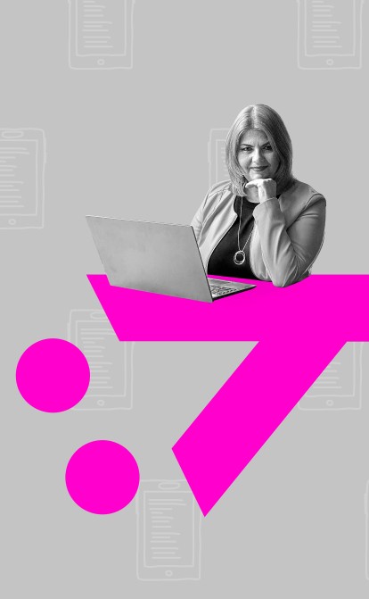 Олена Безугла, CEO Yakaboo /Иллюстрация Александра Карасева