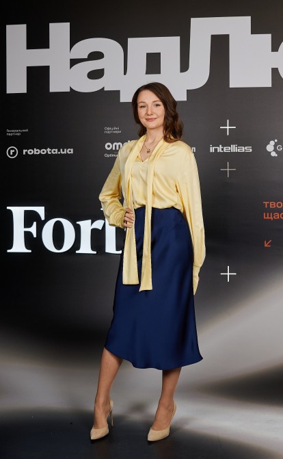 Анна Заріпова, старша менеджерка з персоналу, бізнес- партнерка ПзІІ «Імперіал Тобако Юкрейн». /Сергій Пірієв