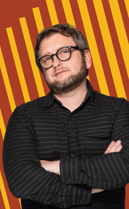 Дмитрий Сергеев, основатель Depositphotos. Фото из личного архива / Shutterstock / Иллюстрация Анна Наконечная