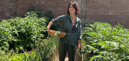 Інна Поперешнюк готує кожен день і вирощує овочі на своєму городі. Як захоплення кулінарією змінює життя і підхід до бізнесу співзасновниці Нової пошти /Фото Особистий архів Інни Поперешнюк