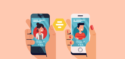 Головний конкурент Tinder компанія Bumble залучила $2,15 млрд у ході IPO. Оцінка становить $8,2 млрд /Фото Shutterstock
