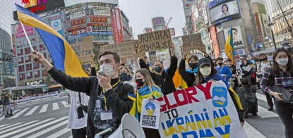 Як світ підтримує Україну протестами. 14 фото за два тижні війни /Фото Getty Images