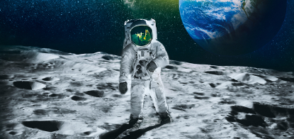 На шляху до міжпланетної експансії людство має зручну зупинку. Як можна заробити на Місяці? /Фото Getty Images