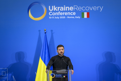 Зірковий час для дронів, інвестиції бізнесу та БЕБ і зміна уряду в кулуарних розмовах. Як пройшла четверта конференція з відбудови у Римі