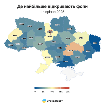 ФОПи в «мінусі». Понад 157 000 підприємців закрились за пів року /Фото 1