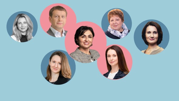Слева направо: Алена Войтенко, JTI, Оксана Олейник, «Киевстар», Катерина Губарева, GlobalLogic