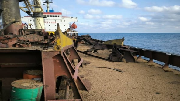 Росія атакувала ракетою судно з пшеницею в Чорному морі – Зеленський