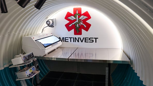 «Метінвест» побудував підземний шпиталь на лінії фронту за 20 млн грн (фото)