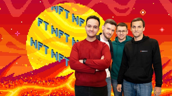 Засновники IdeaSoft та PULS Software (зліва направо) Данило Слупський, Петро Коломієць, Олег Войтенко, Андрій Лазоренко
Ілюстрація Shutterstock/Анна Наконечна