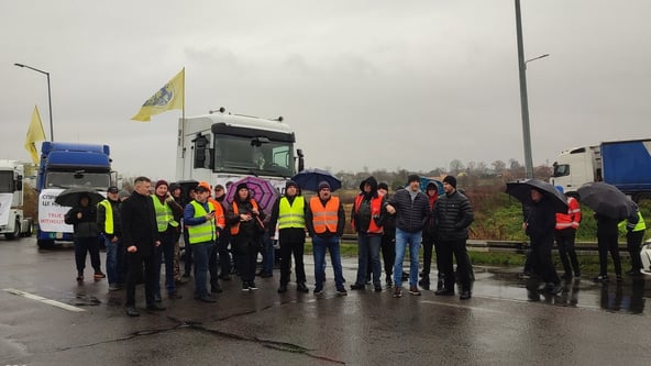 Фото: Facebook/ОО "Международные автомобильные перевозчики Украины"