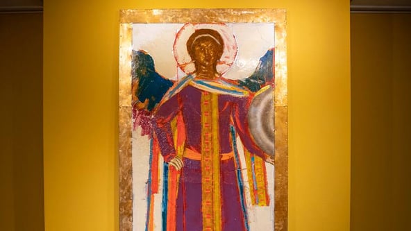 Ікона Анатолія Криволапа «Архистратиг Михаїл»