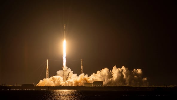 SpaceX вивела на орбіту 54 супутники Starlink нового покоління