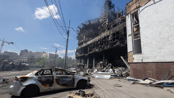 ТЦ «Квадрат» після російської атаки 24 травня