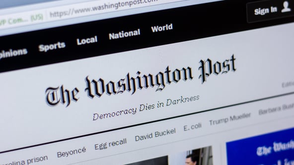 Американское издание The Washington Post предоставило бесплатный доступ к своим материалам для читателей из Украины.