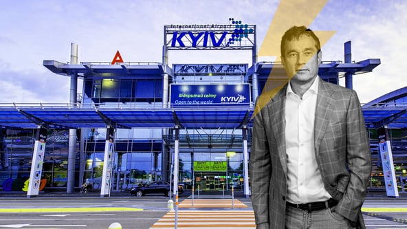 Василий Хмельницкий ищет партнера для совместного развития аэропорта Киев им. Игоря Сикорского (Жуляны). Фото Александр Чекменев / iev.aero