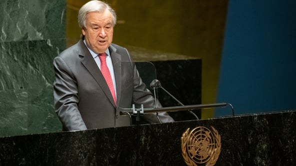 Генсек ООН Антониу Гутерриш