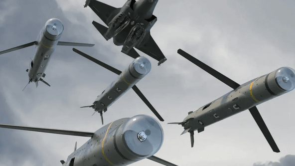Візуалізація ERAM, випущених із винищувача F-35. Джерело: Boeing
