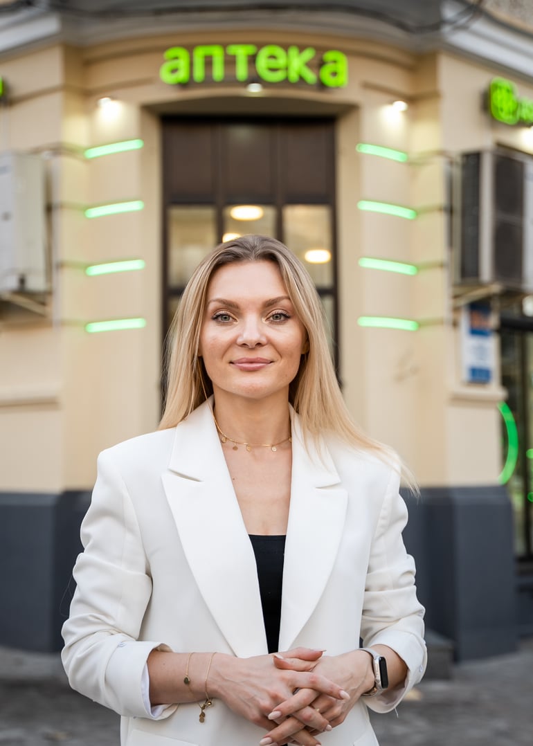 Оксана Кириченко, СЕО мережі «Аптека Доброго Дня». Фото: Артем Галкін