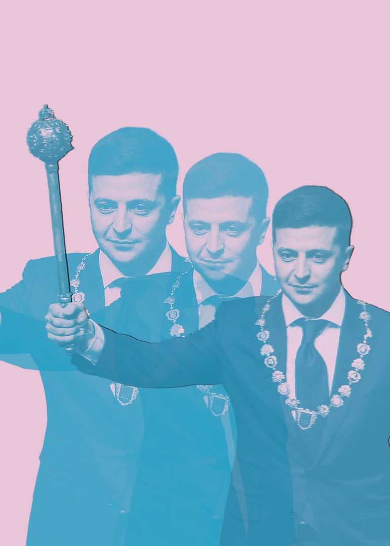 Володимир Зеленський, президент України. Ілюстрація Shutterstock / Анна Наконечна