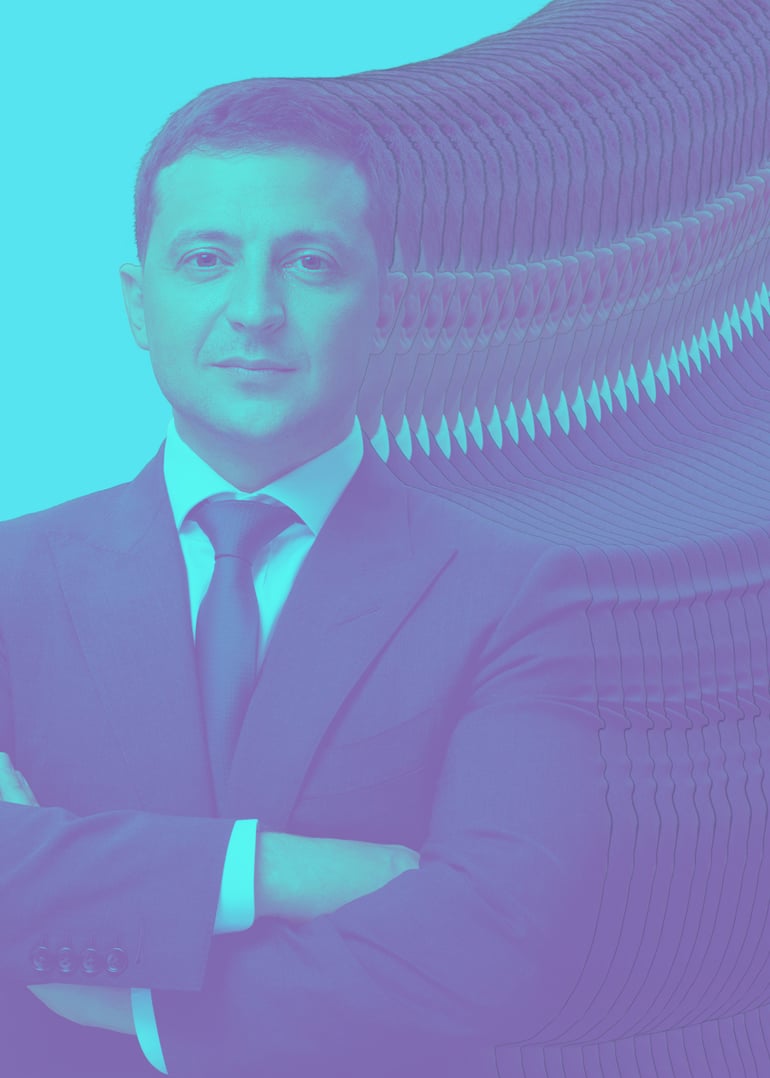 Володимир Зеленський, президент України. Ілюстрація прес-центр Президента України/Анна Наконечна