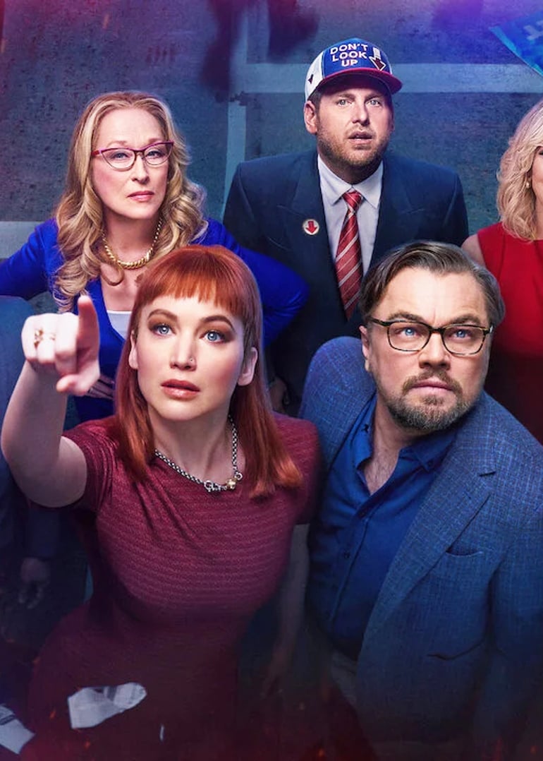 Промо до фільму «Не дивіться вгору». Фото Netflix