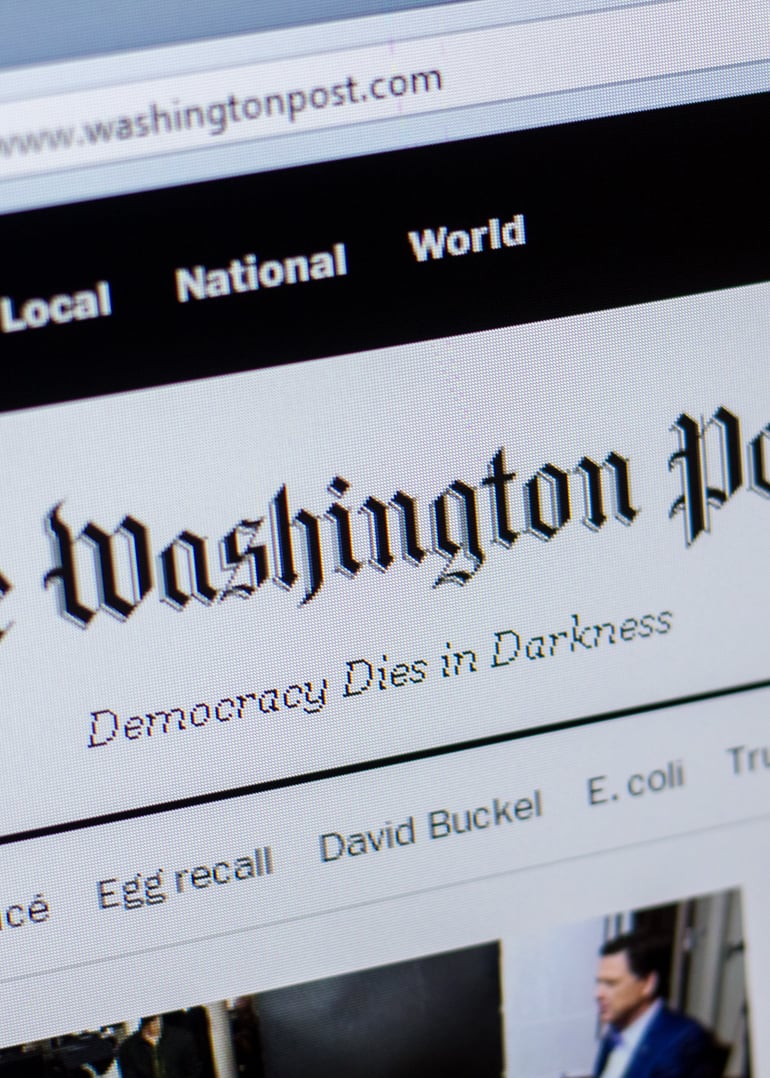 Американское издание The Washington Post предоставило бесплатный доступ к своим материалам для читателей из Украины.