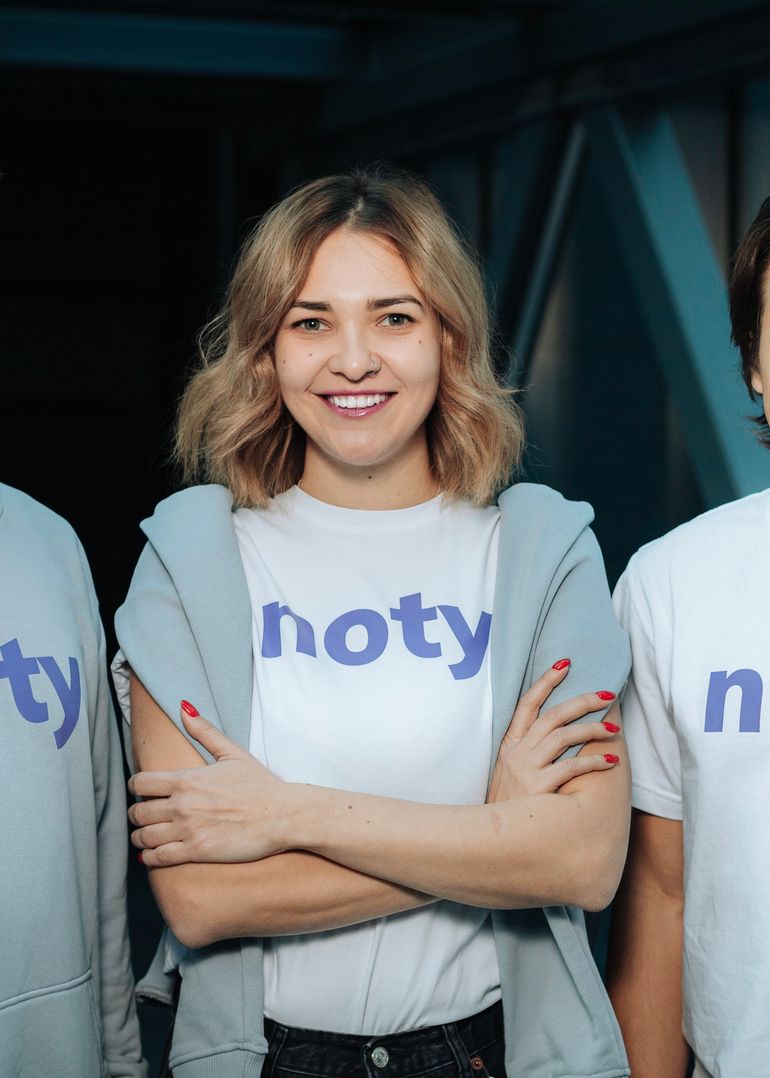 Учредители Noty.ai Марко Вовчок, Наталья Марина, Николай Зjмчак (слева направо)