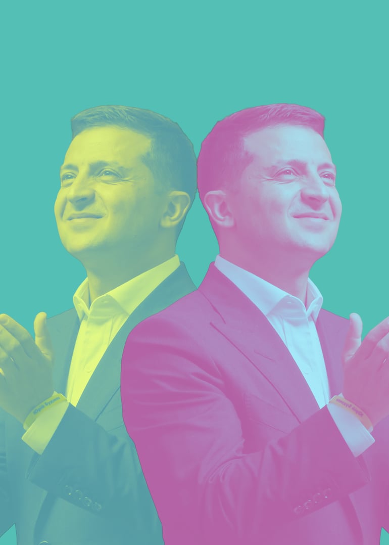 Владимир Зеленский, президент Украины. Иллюстрация Shutterstock/Анна Наконечная