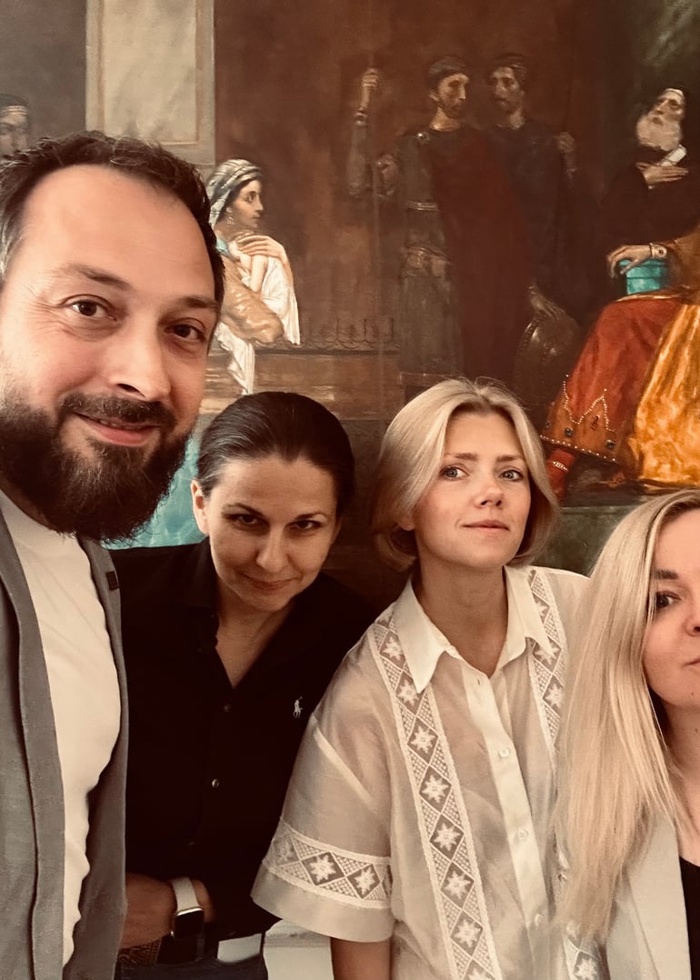 Андрій Вишневський, Анастасія Бородіна, Дана Павличко та Світлана Матвієнко