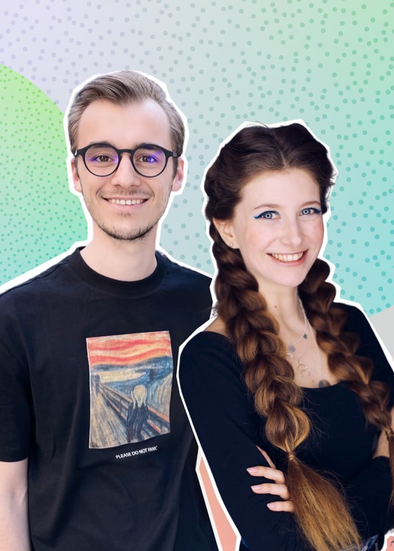 Основатели Awesomic Роман Севастьянов и Анастасия Павлишина.