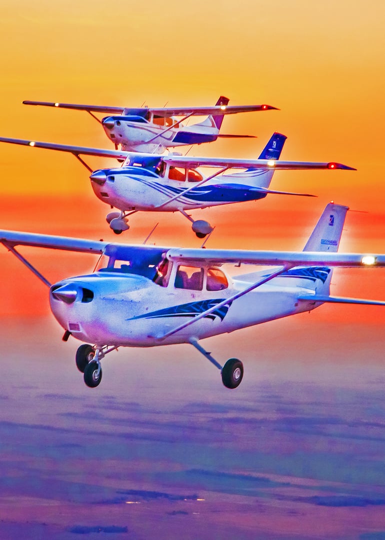 Літаки Cessna Skyhawk, Skylane та Turbo Stationair. Фото Cessna/cessna.txtav.com