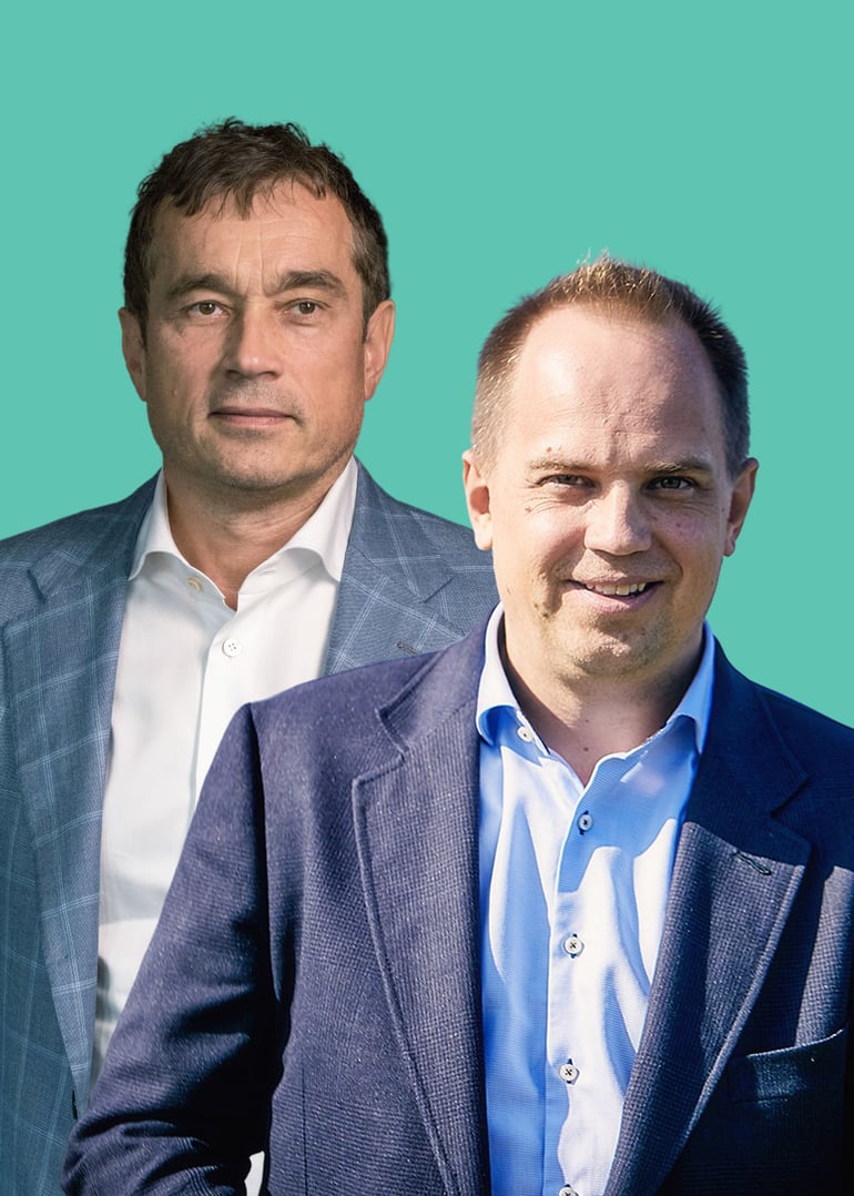 Василь Хмельницький і Сергій Євтушенко. Фото Олександр Чекменьов/UDPRenewables