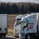 Грузовики на границе между Польшей и Украиной /Getty Images