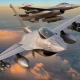 Літатимуть за 40 км від фронту. Сирський розповів, як діятимуть F-16 в українському небі /Фото Shutterstock