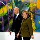 Джо Байден и Ангела Меркель. /Getty Images