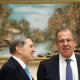 Міністр закордонних справ Росії Сергій Лавров (праворуч) і помічник президента РФ  Юрій Ушаков (ліворуч) /Getty Images
