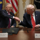 Президент США Дональд Трамп і прем’єр-міністр Австралії Ентоні Альбанезе /Getty Images