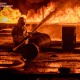 Росія знищила нафтобазу азербайджанської Socar на Одещині. Це друга атака на обʼєкт за два тижні (фото, відео) /Фото ДСНС Одещини