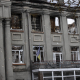 Зруйнована російськими обстрілами школа в Лімані /Getty Images