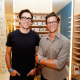 Ніл Блументаль (зліва) та Дейв Ґілбоа, співзасновники Warby Parker. /Getty Images